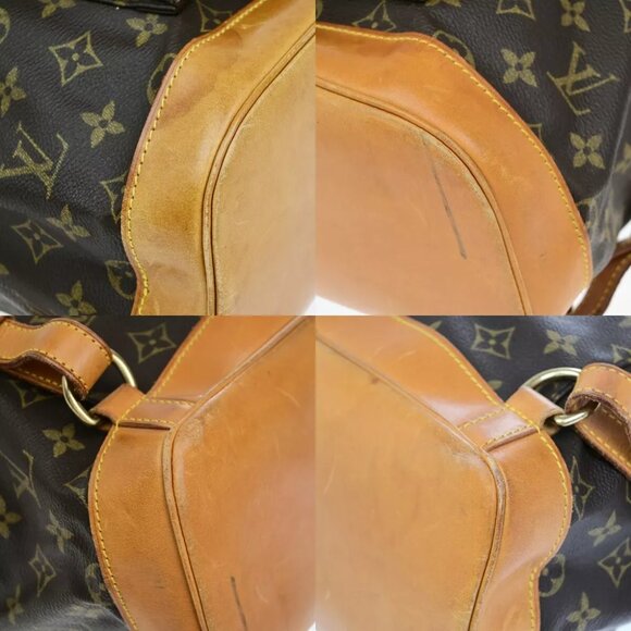 LOUIS VUITTON Montsouris GM Backpack Bag Monogram Leather Brown M51135 22FA118 - Picture 3 of 16